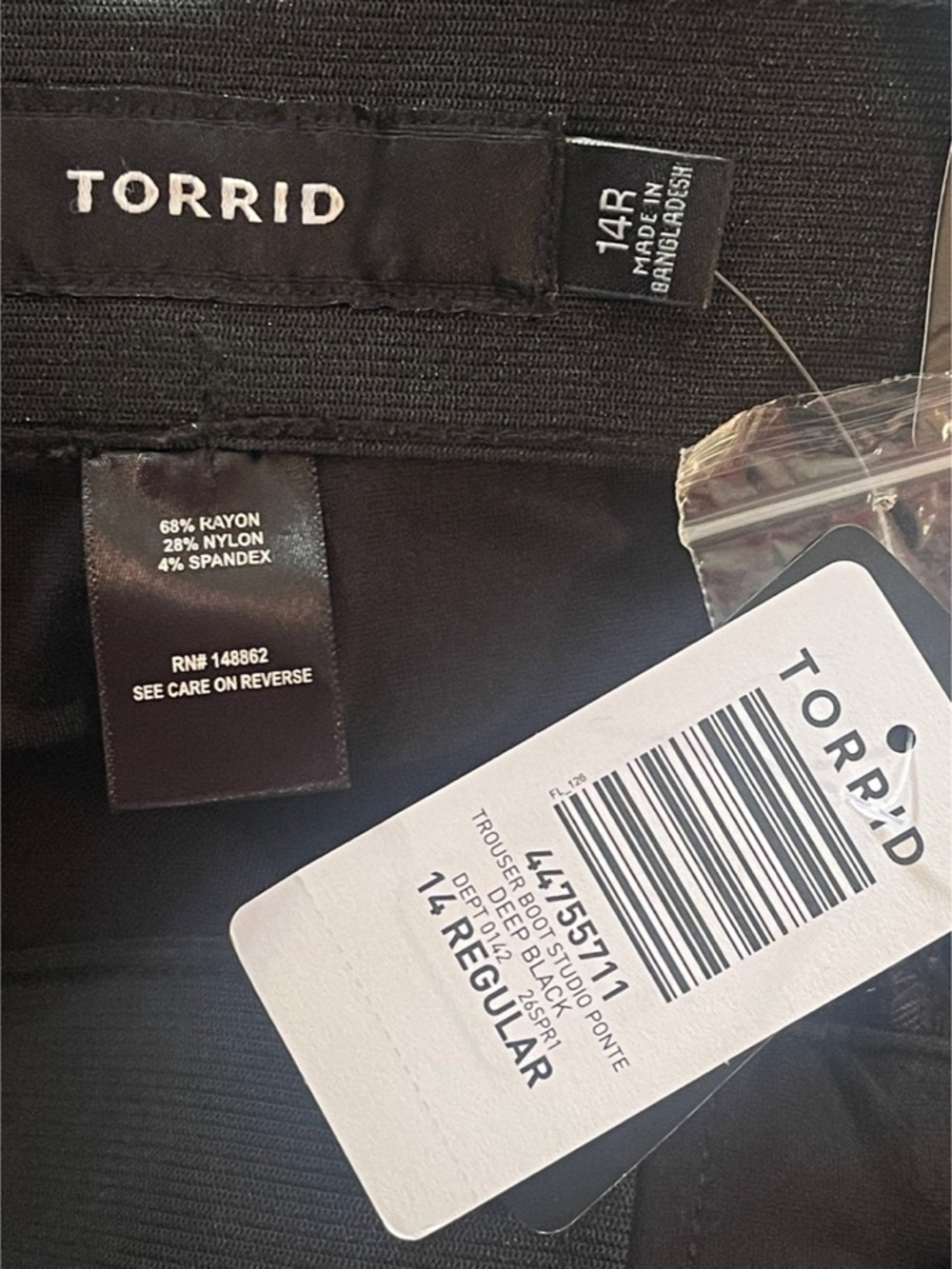 NWT Torrid Studio Trouser Bootcut Ponte Pants - Picture 3 of 4